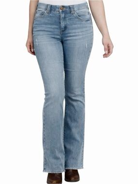 Democracy Ab Technology Itty Bitty Bootcut Jeans 12 High Rise Stretch
